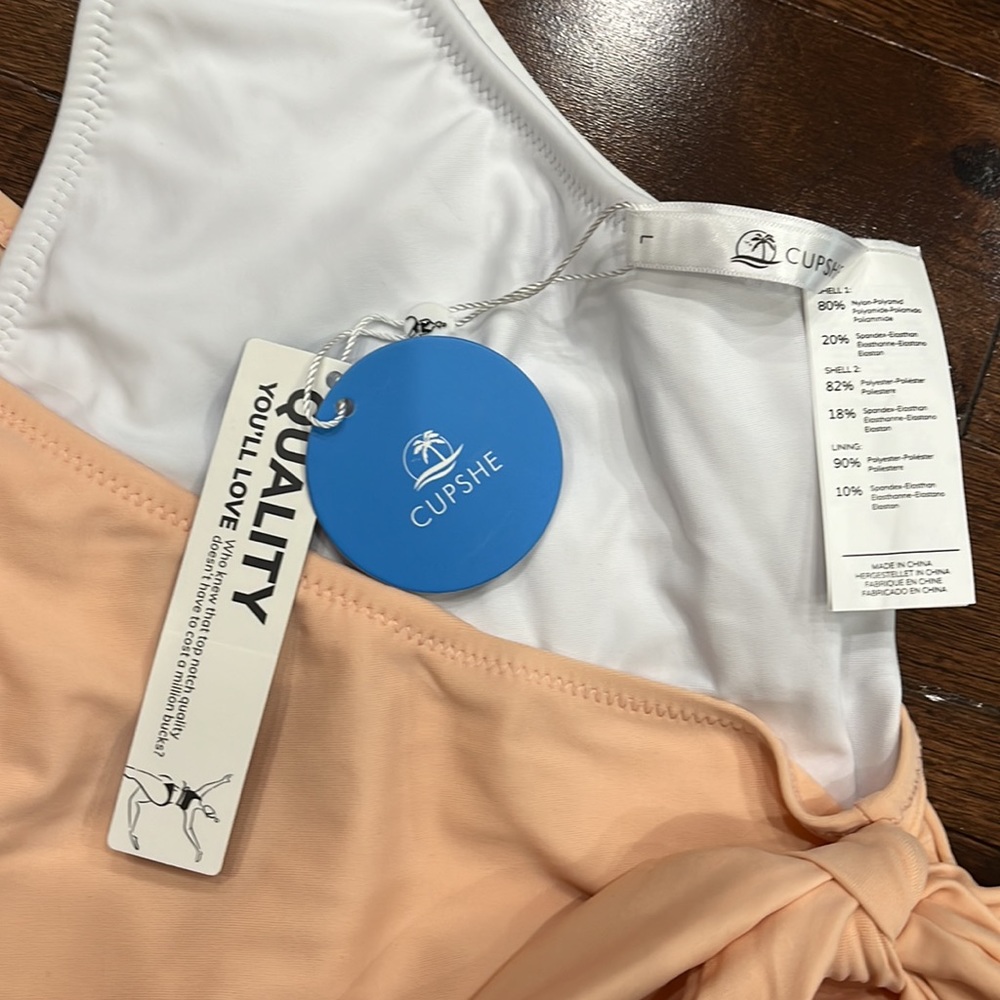 NWT Cupshe one piece bathing suit size adult large - Picture 3 of 4